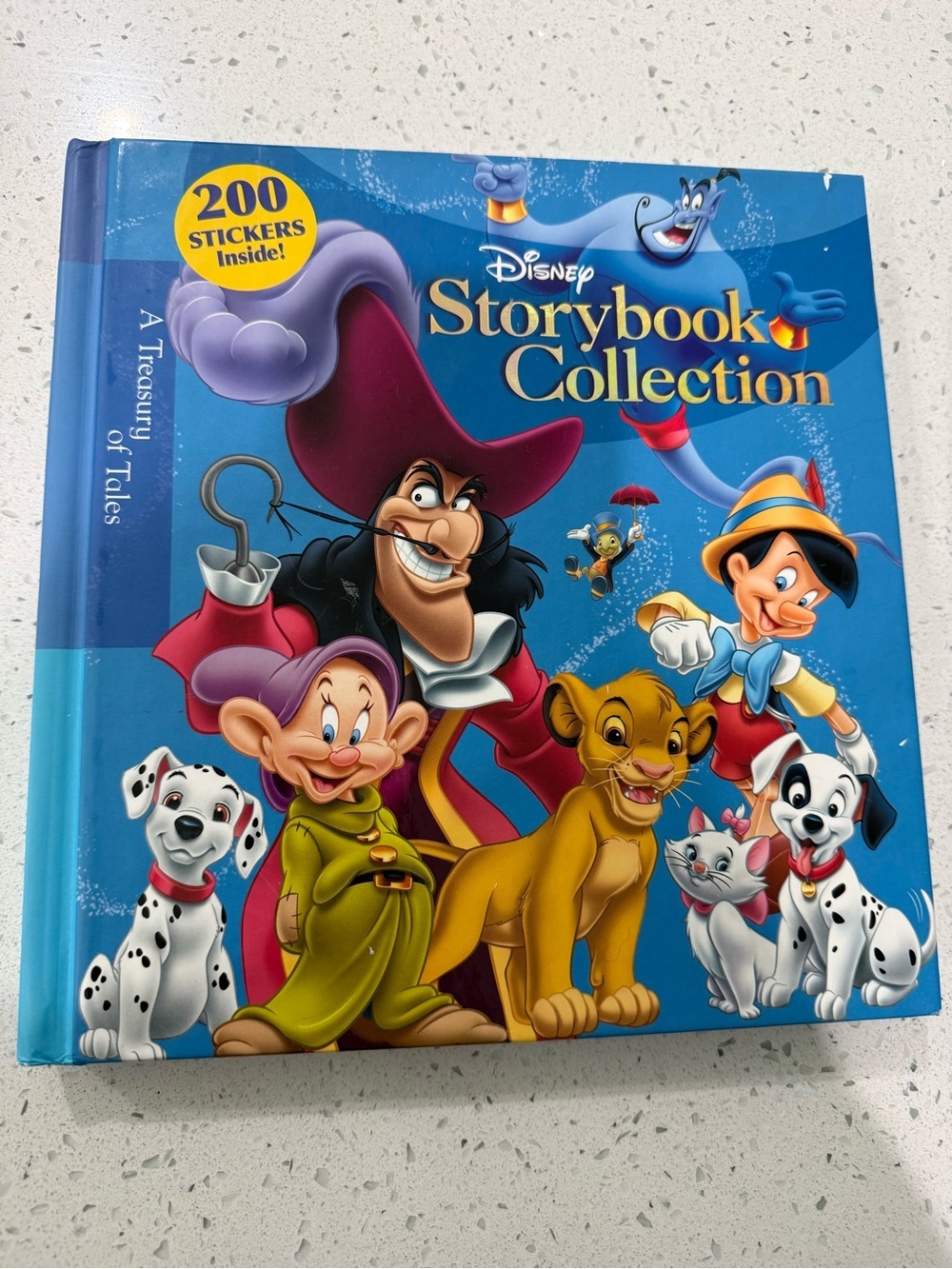 Disney Storybook Collection - Bright Blue Cover with Multicolor Characters